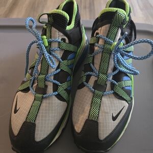 Nike Athletic Shoes - Black, Green, Blue